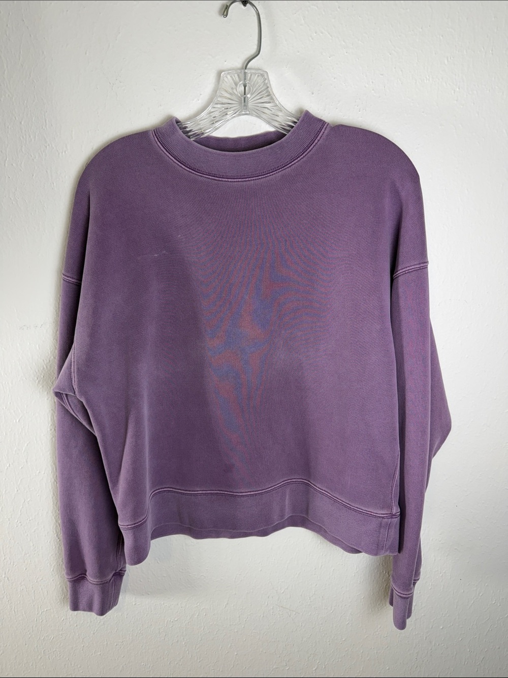 SHADES OF GREY BY MICAH COHEN Purple Crewneck Sweatshirt